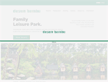 Tablet Screenshot of dusunbambu.com